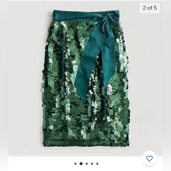 J. Crew Dresses & Skirts - NWT J.Crew Satin Bow Paillette Sequin Skirt